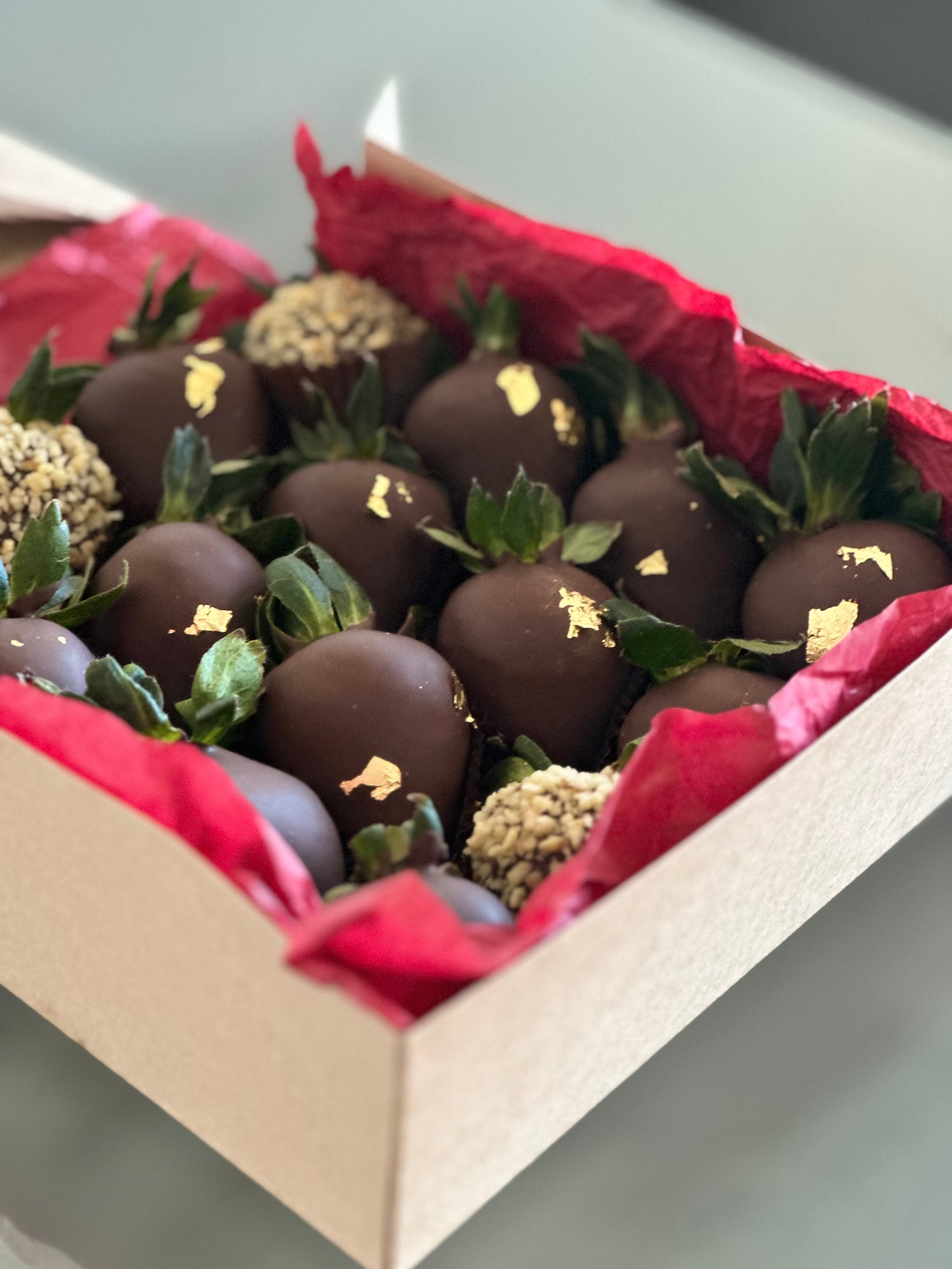 Covered chocolate strawberries