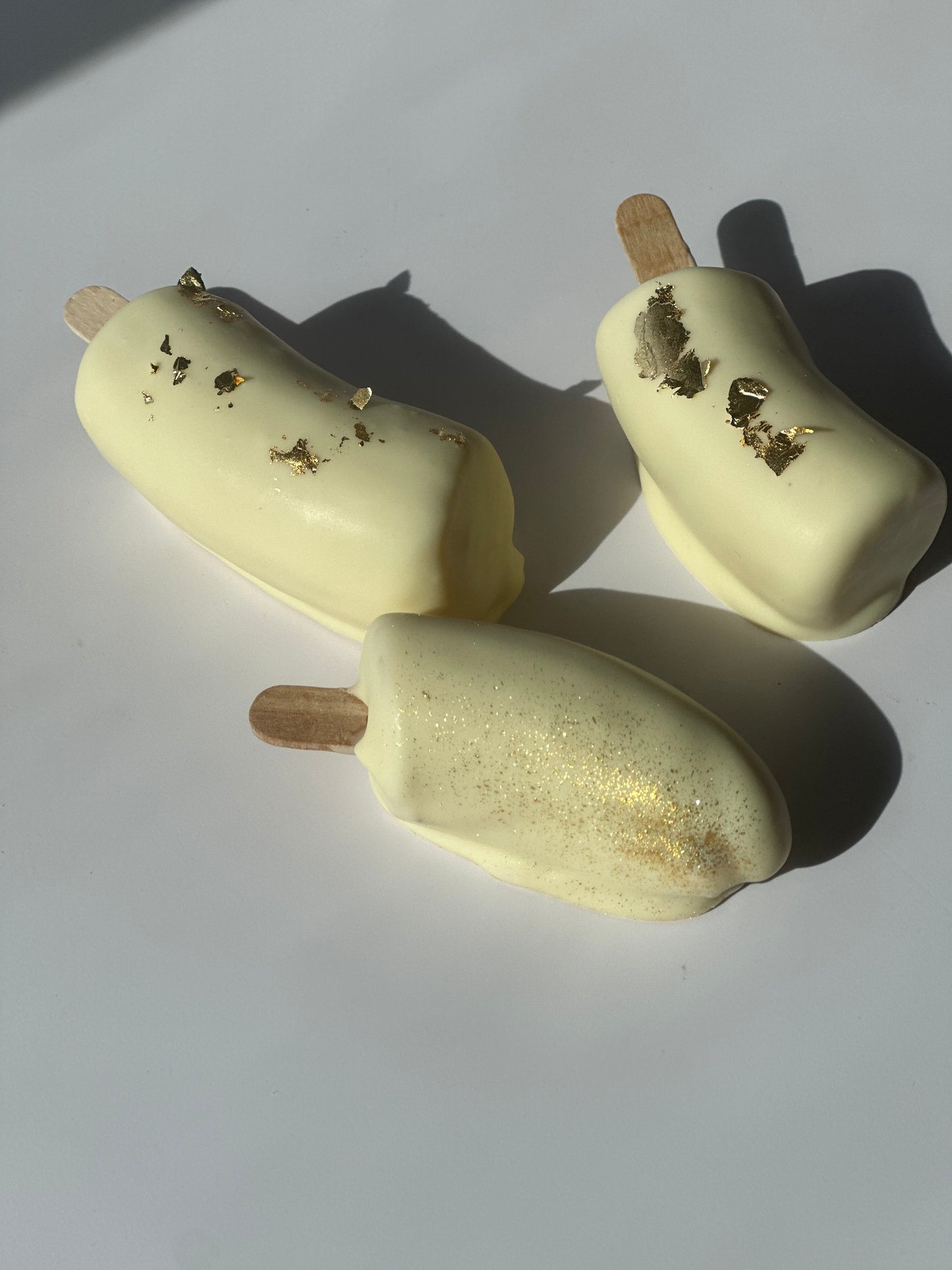 Covered chocolate bananas