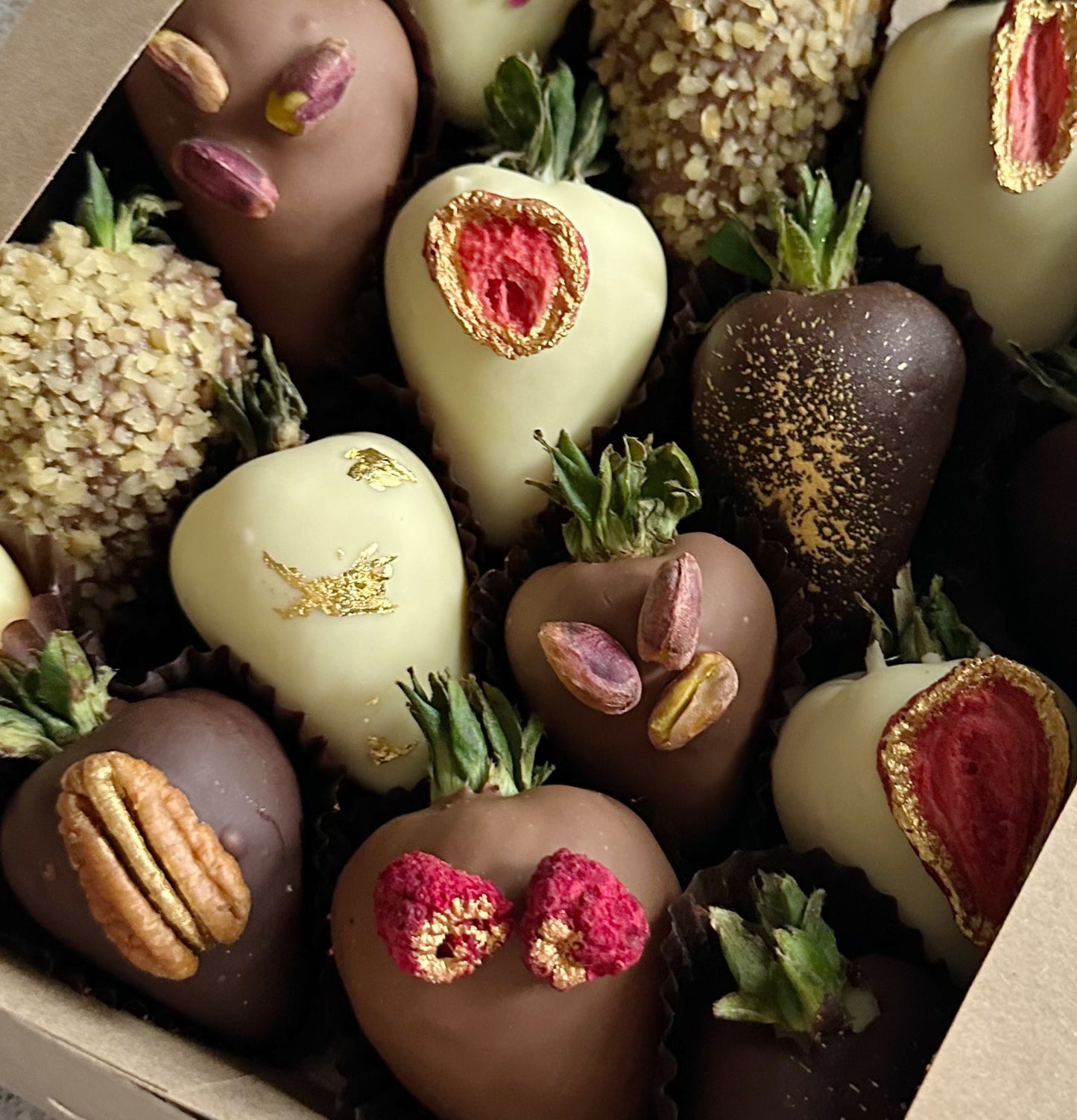 Covered chocolate strawberries